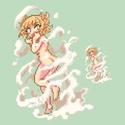 1girl ass blonde_hair boku_no_hero_academia butt_crack keykey117117 lowres messy_hair multiple_views nude pixel_art tagme toga_himiko rating:Questionable score:24 user:Yavie