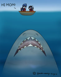  boat epic jaws naruto naruto_(series) shark tagme uchiha_itachi water watercraft  rating:Sensitive score:36 user:Kota_Hoshino