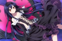 10s 1girl accel_world antenna_hair bare_shoulders black_dress black_gloves black_hair brown_eyes bug butterfly butterfly_wings dress elbow_gloves gloves hairband insect insect_wings kuroyukihime light_smile long_hair smile solo tokira_nozumi wings  rating:Questionable score:5 user:danbooru