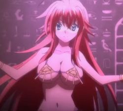 10s 1girl animated animated_gif belly_dancer bikini blue_eyes bouncing_breasts bracelet breasts dancer dancing demon_girl female_focus harem_outfit high_school_dxd jewelry large_breasts long_hair red_hair rias_gremory screencap solo source_request swimsuit underboob rating:Questionable score:94 user:Nikumi