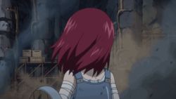 1girl animated animated_gif child earrings erza_scarlet eyepatch fairy_tail jewelry long_hair lowres moon night red_hair short_hair solo tears rating:Sensitive score:28 user:von_karma