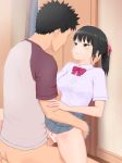  1boy 1girl age_difference animated black_eyes black_hair bottomless bouncing_breasts breasts censored commentary_request father_and_daughter half-closed_eyes hetero huge_filesize incest kiss kurokaji looping_animation no_panties original penis pleated_skirt ponytail school_uniform sex shirt short_sleeves skirt thighs ugoira vaginal video video  rating:Explicit score:472 user:Perv-Ultra