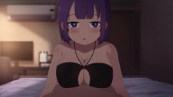  animated bed bikini breasts cum cum_on_body cum_on_breasts cum_on_upper_body ejaculation facial heart heart-shaped_pupils highres kamuo kamuo_paid paid_reward paizuri paizuri_under_clothes pov purple_eyes purple_hair sound swimsuit symbol-shaped_pupils tagme the_grim_reaper_who_reaped_my_heart! uncensored vel_(kamuo) video  rating:Explicit score:356 user:Patfar869