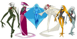  6+girls absurdly_long_hair angel angel_(evangelion) black_eyes blue_hair blue_skin bodysuit breasts colored_skin dress expressionless facial_mark flat_chest flying forehead_mark full_body gaghiel_(evangelion) genderswap genderswap_(mtf) hair_over_one_eye hanging_breasts israfel_(evangelion) kanemaki_thomas large_breasts light_smile lineup long_hair long_tongue looking_at_viewer mask mask_on_head monster_girl multiple_girls neon_genesis_evangelion no_pupils open_mouth panties personification ramiel_(evangelion) red_hair sachiel_(evangelion) shamshel_(evangelion) sharp_teeth siblings simple_background sisters sketch smile standing striped_clothes striped_panties teeth thigh_gap tongue tongue_out twins underwear vertical-striped_clothes vertical-striped_panties very_long_hair white_background white_hair white_panties white_skin  rating:Sensitive score:45 user:danbooru