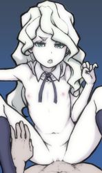  10s 1boy 1girl blonde_hair blue_background blue_eyes diana_cavendish flat_chest frown hetero highres little_witch_academia loli long_hair looking_at_viewer navel nipples open_mouth pov sex solo_focus vaginal wabaki  rating:Explicit score:220 user:Lolichest