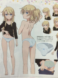  concept_art new_game! panties panties_only underwear yagami_kou  rating:Questionable score:60 user:JeredCoxos