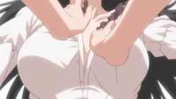 aki_sora animated animated_gif anime_screenshot bouncing_breasts breasts large_breasts nipples no_bra screencap shirt sumiya_kana undressing white_shirt rating:Questionable score:90 user:lkuroi