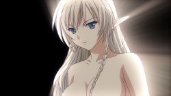  alleyne_(queen&#039;s_blade) blue_eyes breasts highres long_hair queen&#039;s_blade topless  rating:Questionable score:14 user:abdd