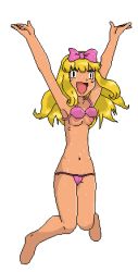 bikini bloggerman genderswap lowres nipple_slip nipples pokemon satoko_(pokemon) swimsuit rating:Questionable score:2 user:bloggerman