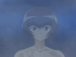  animated anime_screenshot audible_speech breasts cleavage eyepatch ikkitousen japanese_audio nude ryomou_shimei sonsaku_hakufu sound tagme towel video water 