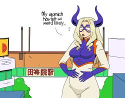  1girl animated animated_gif ass big_belly boku_no_hero_academia breast_expansion breasts costume female_focus fetal_movement gloves hair_ornament hands_on_belly horns inflation large_breasts long_hair mask mature_female mount_lady noodlemage outie_navel pink_eyes pregnant purple_horns purple_mask rapid_pregnancy white_hair  rating:Sensitive score:145 user:Arthur2021