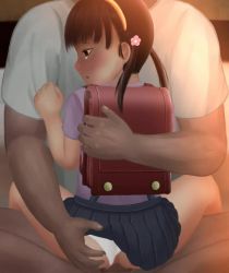 1boy 1girl age_difference animated anus ass backpack bag black_hair blush censored clothed_sex clothing_aside cowgirl_position crying cum cum_in_pussy dark-skinned_male dark_skin father_and_daughter hair_ornament hairband hand_on_ass happy_libido hetero hug incest loli looping_animation original panties panties_aside penis randoseru rape school_bag sex skirt straddling tearing_up tears twintails ugoira underwear unhappy_sex vaginal video rating:Explicit score:828 user:Cheria_Barnes