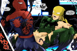  forced gloves holding_legs iron_fist_(marvel) male_focus marvel mask multiple_boys muscular penis pixpixpix rape restrained slime someta spider-man spread_legs sweat tentacles tentacles_on_male testicles torn_clothes uncensored venom_(marvel) yaoi  rating:Explicit score:26 user:redream