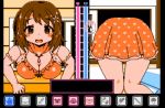  1girl animated anus ass bar_censor bdsm bikini blush bondage bound breasts brown_eyes censored clothes_lift closed_eyes flower gameplay_mechanics glasses glory_wall hair_flower hair_ornament heart idolmaster idolmaster_cinderella_girls jewelry large_breasts lillithlauda looking_at_viewer mimura_kanako multiple_views necklace nipples open_mouth orange_bikini panties panty_pull pixel_art restrained rope sex_toy short_hair skirt skirt_lift sparkling_eyes stuck swimsuit through_wall underwear vibrator wavy_mouth white_panties  rating:Explicit score:173 user:JustLewdit