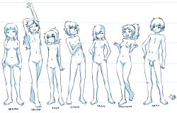  1boy 6+girls aogami arms_up barefoot blunt_bangs breasts cleft_of_venus closed_mouth eyebrows feet full_body hands_on_own_hips high_ponytail highres lineup loli long_hair monochrome multiple_girls navel nipples nude open_mouth penis ponytail pussy short_hair shota smile standing testicles uncensored  rating:Explicit score:243 user:Eruditia