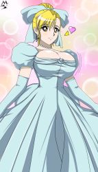  1girl blonde_hair cellshadfan dress female_focus grenadier_(manga) highres solo tendou_rushuna  rating:Sensitive score:20 user:Bluqua