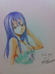 10s 1girl 2013 blue_hair breasts dated fairy_tail large_breasts mashima_hiro official_art aged_up signature wendy_marvell rating:Sensitive score:29 user:TheRedLight