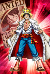  male_focus monkey_d._luffy non-web_source one_piece tagme  rating:General score:1 user:danbooru