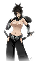  1girl acquire ayame from_software nipples nopeavi solo tagme tenchu topless  rating:Questionable score:38 user:corrillll
