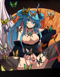  1girl ahoge aqua_eyes aqua_hair bad_id bad_pixiv_id blue_eyes blue_hair breasts bug butterfly caee_penguin choker clitoris collarbone cum cum_in_pussy cumdrip hatsune_miku highres bug long_hair matching_hair/eyes nude original pussy pussy_juice smile solo spread_legs spread_pussy thighhighs twintails uncensored urethra vocaloid  rating:Explicit score:68 user:Iskander