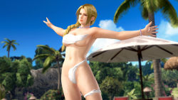 1girl 3d blonde_hair breasts dead_or_alive dead_or_alive_xtreme_3_fortune dead_or_alive_xtreme_beach_volleyball female_focus forest helena_douglas illusion_swimsuit large_breasts nature official_art outdoors plant sky solo swimsuit tecmo rating:Questionable score:15 user:jojosstand