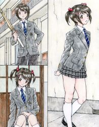  crossdressing hair_ornament jinjin school_uniform skirt tagme trap yuki  rating:Sensitive score:21 user:miladyhajime