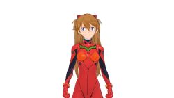  1girl animated artist_request blue_eyes bodysuit breasts brown_hair hair_ornament highres interface_headset long_hair looking_at_viewer medium_breasts meme mikumikudance music neon_genesis_evangelion parody pen-pineapple-apple-pen plugsuit red_bodysuit simple_background singing solo sound souryuu_asuka_langley standing tagme twintails very_long_hair video white_background 