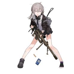  angry astg bolt_action breasts brown_hair damage frown girls&#039;_frontline gun injury m200_(girls&#039;_frontline) m200_intervention open_mouth purple_eyes shell_casing small_breasts torn_clothes weapon  rating:Sensitive score:10 user:partisann