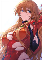 1girl alternate_hair_length alternate_hairstyle blue_eyes bodysuit breasts cleavage closed_mouth curvy evangelion:_3.0+1.0_thrice_upon_a_time guchico hair_between_eyes hair_down large_breasts long_hair lying neon_genesis_evangelion on_back orange_hair plugsuit rebuild_of_evangelion red_bodysuit shiny_clothes shiny_skin simple_background solo souryuu_asuka_langley spoilers torn_clothes upper_body very_long_hair wet wet_clothes wet_hair white_background wide_hips rating:Sensitive score:68 user:creck