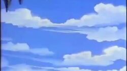 1980s_(style) aircraft airplane animated anime_screenshot battle daitokuji_biko explosion fighter_jet flying jet jumping long_hair magami_eiko military_vehicle missile oldschool panties project_a-ko red_hair retro_artstyle screencap skirt sound tagme underwear video