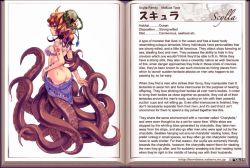  ass bottomless breasts english_text hard-translated huge_ass jewelry kenkou_cross medium_breasts monster_girl monster_girl_encyclopedia multicolored_hair scylla_(monster_girl_encyclopedia) tentacles third-party_edit translated  rating:Questionable score:174 user:griper