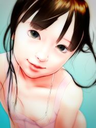 1girl black_hair blush breasts cotowari female_focus flat_chest highres loli looking_at_viewer original see-through small_breasts solo rating:Questionable score:101 user:Panty_worm