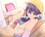  1boy 1girl age_difference animated backpack bag black_hair blush censored clothed_sex flat_chest frottage grinding hat head_out_of_frame hetero loli lying on_back original panties penis randoseru school_uniform tagme thighs underwear video zunda_mochi_(onemoretime4127) 