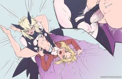  2girls artoria_pendragon_(fate) artoria_pendragon_(lancer_alter)_(fate) asphyxiation blonde_hair breasts choked fate/grand_order fate_(series) father_and_son from_above futa_with_female futanari green_eyes highres incest mordred_(fate) mother_and_daughter multiple_girls neck_grab nipples one_eye_closed open_mouth penis pussy rape rodan_r18 sex simple_background strangling tagme testicles vaginal veins veiny_penis yellow_eyes  rating:Explicit score:131 user:rodan_r18