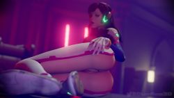  3d ass d.va_(overwatch) highres looking_at_viewer lying on_side overwatch overwatch_1 pussy spread_ass spread_pussy uncensored  rating:Explicit score:33 user:QuaMee