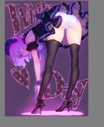  ass bent_over black_legwear high_heels highres looking_at_viewer maid maid_headdress panties tagme thighhighs tinkle_bell underwear white_panties wrist_cuffs  rating:Questionable score:35 user:Nao