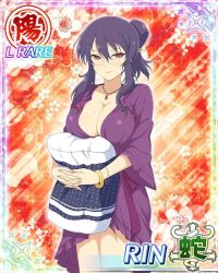 10s 1girl breasts card_(medium) nail_polish senran_kagura solo rin_(senran_kagura) rating:Questionable score:13 user:perv-super