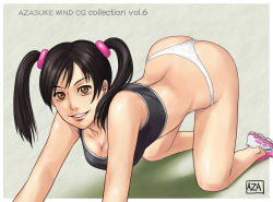 all_fours azasuke highres ling_xiaoyu tekken twintails rating:Explicit score:17 user:Anonymous