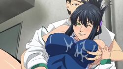  10s 1boy 1girl 2015 age_difference animated bare_shoulders black_hair breasts clitoris competition_swimsuit covered_erect_nipples green_eyes indoors interior large_breasts long_hair looking_at_viewer masturbation nipples one-piece_swimsuit saki_(watashi_ga_toriko_ni_natte_yaru) smile sound standing swimsuit tagme tight_clothes toshi-kun_(watashi_ga_toriko_ni_natte_yaru) video watashi_ga_toriko_ni_natte_yaru  rating:Explicit score:28 user:Jellende2065