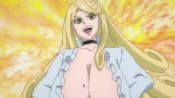  1girl animated blonde_hair bouncing_breasts breasts choker cleavage green_eyes huge_breasts katsute_kami_datta_kemonotachi_e liza_renecastle long_hair mole mole_on_breast no_bra solo tagme video  rating:Questionable score:104 user:Blueslime01