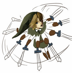 1boy attack blonde_hair hat link male_focus nintendo pointy_ears solo souya_touki spin_attack spinning surreal sword the_legend_of_zelda weapon rating:Sensitive score:9 user:danbooru