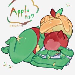  animal_ears apple apple_pie appletun barefoot breasts creatures_(company) drooling food fruit furry furry_female game_freak gen_8_pokemon highres large_breasts long_ears nintendo panties pie pokemon pokemon_(creature) reptile_girl sleeping thick_thighs thighs togetoge underwear  rating:Sensitive score:1 user:Excarius