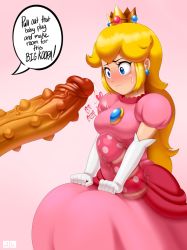 1boy 1girl anal anal_object_insertion blush bowser breasts dildo english_text furry hetero huge_penis jlullaby koopa mario_(series) medium_breasts nintendo object_insertion penis penis_awe precum princess_peach sex_toy sitting spiked_penis stomach_bulge super_mario_bros._1 uncensored veins veiny_penis x-ray rating:Explicit score:451 user:redlight1