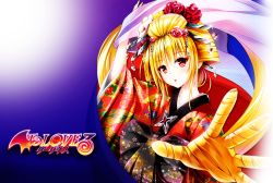  10s highres japanese_clothes kimono konjiki_no_yami solo to_love-ru to_love-ru_darkness  rating:Sensitive score:4 user:novatox