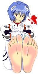  ayanami_rei barefoot dazandanime_(artist) feet foot_focus katadude_(artist) neon_genesis_evangelion soles toes  rating:Sensitive score:13 user:KGRAMR