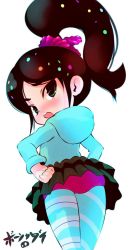  ass born-to-die disney highres loli looking_back tagme vanellope_von_schweetz wreck-it_ralph  rating:Questionable score:18 user:G-Blade