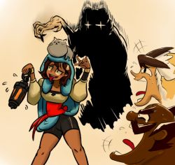  2boys 2girls ajna_(indivisible) dark_skin indivisible multiple_boys multiple_girls tagme  rating:Questionable score:12 user:Anon_Perv