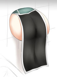 10s 1girl ass character_request chikuma_(kancolle) head_out_of_frame kantai_collection lovelovemaid lower_body pelvic_curtain remodel_(kantai_collection) solo stuck through_wall tone_(kancolle) rating:Questionable score:37 user:danbooru