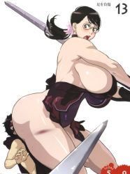 13_(number) 1boy 1girl age_difference ass blush breasts bruise cattleya_(queen&#039;s_blade) cowboy_shot curvy face_in_ass huge_ass huge_breasts injury kaneko_hiraku leotard mature_female mother_and_son no_bra official_art plump ponytail purple_leotard queen&#039;s_blade rana_(queen&#039;s_blade) revealing_clothes shota sideboob simple_background solo sword thick_thighs thighs weapon white_background rating:Questionable score:125 user:Azra