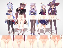  3d 5girls ayaka_(genshin_impact) foreskin futa_with_futa futanari ganyu_(genshin_impact) genshin_impact highres hu_tao_(genshin_impact) keqing_(genshin_impact) mona_(genshin_impact) multiple_girls penis_size_difference phimosis size_chart size_comparison size_difference small_penis testicles x-ray  rating:Explicit score:166 user:alwaysangry